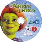carátula bluray de Shrek 3 - Shrek Tercero - Disco