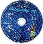 carátula bluray de Monsters Inc - Disco - Region A