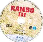 carátula bluray de Rambo 3 - Disco