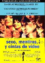 carátula carteles de Sexo Mentiras Y Cintas De Video