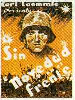 carátula carteles de Sin Novedad En El Frente - 1930 - V3