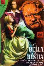 carátula carteles de La Bella Y La Bestia - 1946
