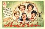 carátula carteles de Mujeres - 1939