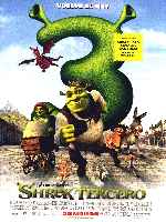 carátula carteles de Shrek 3 - Shrek Tercero - V3