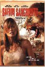 carátula carteles de Safari Sangriento
