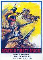 carátula carteles de Asalto A Fuerte Apache