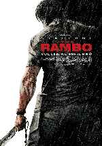 carátula carteles de Rambo 4 - John Rambo
