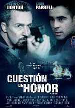carátula carteles de Cuestion De Honor - 2008