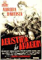 carátula carteles de Agustina De Aragon - 1950 - V5