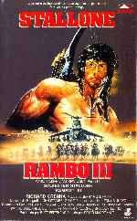 carátula carteles de Rambo 3