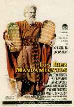 carátula carteles de Los Diez Mandamientos - 1956 - V4