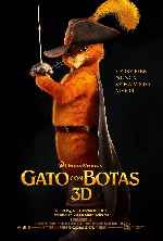 carátula carteles de Gato Con Botas