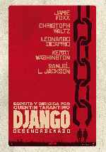 cartula carteles de Django Desencadenado - V3
