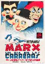 carátula carteles de Los Hermanos Marx - Un Dia En Las Carreras - V3