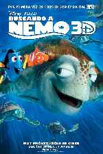 carátula carteles de Buscando A Nemo 3d - V2