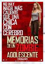 carátula carteles de Memorias De Un Zombie Adolescente - V3
