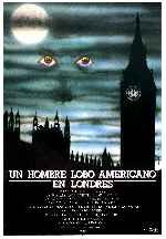 carátula carteles de Un Hombre Lobo Americano En Londres