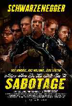 cartula carteles de Sabotage - 2014