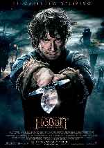 cartula carteles de El Hobbit - La Batalla De Los Cinco Ejercitos - V13