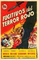 carátula carteles de Fugitivos Del Terror Rojo