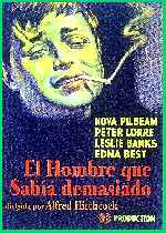 carátula carteles de El Hombre Que Sabia Demasiado - 1934 - V2