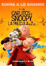carátula carteles de Carlitos Y Snoopy - La Pelicula De Peanuts - V02