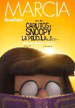 carátula carteles de Carlitos Y Snoopy - La Pelicula De Peanuts - V08