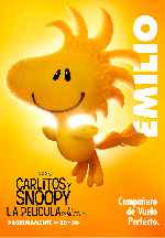 carátula carteles de Carlitos Y Snoopy - La Pelicula De Peanuts - V12