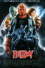 cartula carteles de Hellboy - 2004