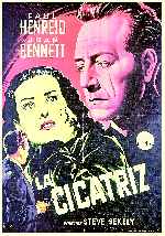 carátula carteles de La Cicatriz - 1948