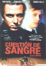 cartula carteles de Cuestion De Sangre - 1994