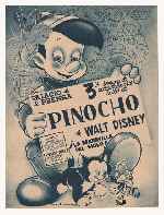 carátula carteles de Pinocho - V12