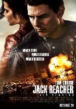 carátula carteles de Jack Reacher - Sin Regreso - V3