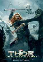 cartula carteles de Thor - Un Mundo Oscuro - V15