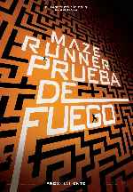 carátula carteles de Maze Runner - Prueba De Fuego - V11