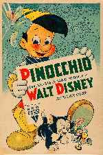 carátula carteles de Pinocchio