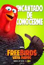 cartula carteles de Free Birds - Vaya Pavos - V2