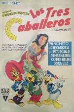 carátula carteles de Los Tres Caballeros - V8
