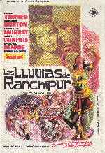 carátula carteles de Las Lluvias De Ranchipur