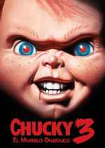 cartula carteles de Chucky 3 - El Muneco Diabolico - V2