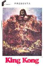 carátula carteles de King Kong - 1976