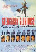carátula carteles de Glengarry Glen Ross - Exito A Cualquier Precio