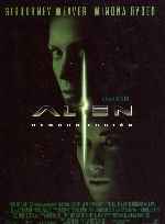 carátula carteles de Alien Resurreccion