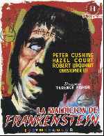 carátula carteles de La Maldicion De Frankenstein - 1957