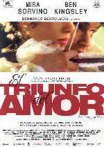 carátula carteles de El Triunfo Del Amor - 1992