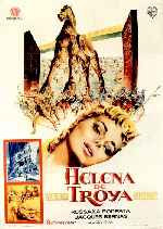carátula carteles de Helena De Troya - 1956