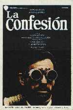 carátula carteles de La Confesion - 1970
