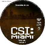 carátula cd de Csi Miami - Temporada 01 - Capitulo 01- Custom