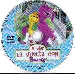 cartula cd de Barney - A Dar La Vuelta Con Barney