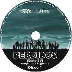 carátula cd de Lost - Perdidos - Temporada 02 - Disco 01 - Custom